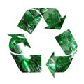 Color glass recycling