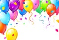 Color Glossy Happy Birthday Balloons
