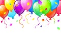 Color Glossy Happy Birthday Balloons