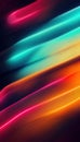 Color glow defocused neon light rays glare stripes