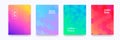 Color gradient background, geometric halftone pattern, vector abstract trendy line graphic design. Simple minimal elements in