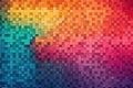 color gradient pixel pattern mosaic