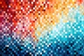 color gradient pixel pattern mosaic