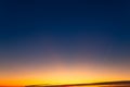 Color gradient on the sky. Sky with clouds during sunset. Clouds and blue sky. Royalty Free Stock Photo