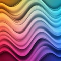 Color gradient transitions smoothly from warm hues like orange and red Royalty Free Stock Photo