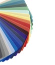 Color guide,plastic texture Royalty Free Stock Photo