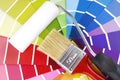 Color guide sampler Royalty Free Stock Photo