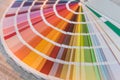 Color guide spectrum palette samples, catalog for tinting Royalty Free Stock Photo