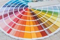 Color guide spectrum palette samples, catalog for tinting Royalty Free Stock Photo