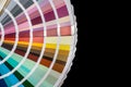 Color guide spectrum samples isolated Royalty Free Stock Photo