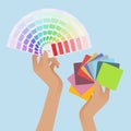 Color guides Royalty Free Stock Photo