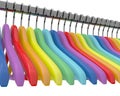Color hangers Royalty Free Stock Photo