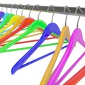 Color hangers Royalty Free Stock Photo