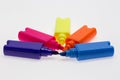 Color Highlight Pens Royalty Free Stock Photo