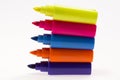 Color Highlight Pens Royalty Free Stock Photo