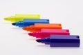 Color Highlight Pens Royalty Free Stock Photo
