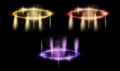 Color hologram portals set