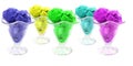 Color ice cream cones Royalty Free Stock Photo