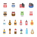 Color icon set - ketchup