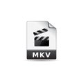 Color Icon - Video file Royalty Free Stock Photo