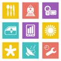 Color icons for Web Design set 50