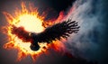 Color illustrated sun eagle