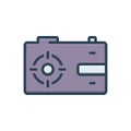 Color illustration icon for Capture, catch and take