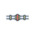 Color illustration icon for Connectors, joiner and tube