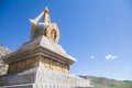 Buddhist stupa in Mongolia Royalty Free Stock Photo