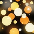 In color including shades of yellow orange and white creating a bokeh Royalty Free Stock Photo