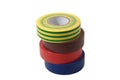 Color insulation tape rolls Royalty Free Stock Photo