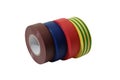 Color insulation tape rolls Royalty Free Stock Photo