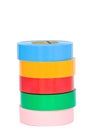 Color insulation tape Royalty Free Stock Photo