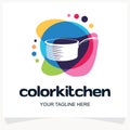 Color Kitchen Logo Design Template Inspiration