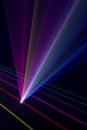 Color laser beams