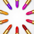 Color lipstick circle