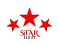 Color logo with three stars and text