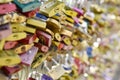 Love Padlocks in Paris, France