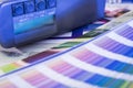 Color management in printing process with densitometer