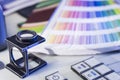 Color management in printing process Royalty Free Stock Photo