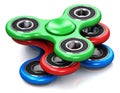 Color metal fidget spinners