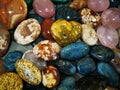 color minerals and gems texture