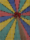 Color mosaic background