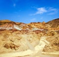 Color mountains of Death valley Royalty Free Stock Photo