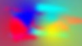 Color neon gradient. The colors vary with position, producing smooth color transitions.