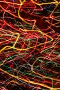 Color neon streaks of light glow lines Royalty Free Stock Photo