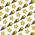 Color nice shooting star art background