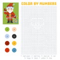 Color by number, Santa Claus