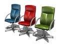 COLOR office chairs Royalty Free Stock Photo