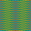 Color optical illusion psychedelic wave seamless pattern